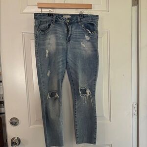 BP Distressed Blue Jeans for Women